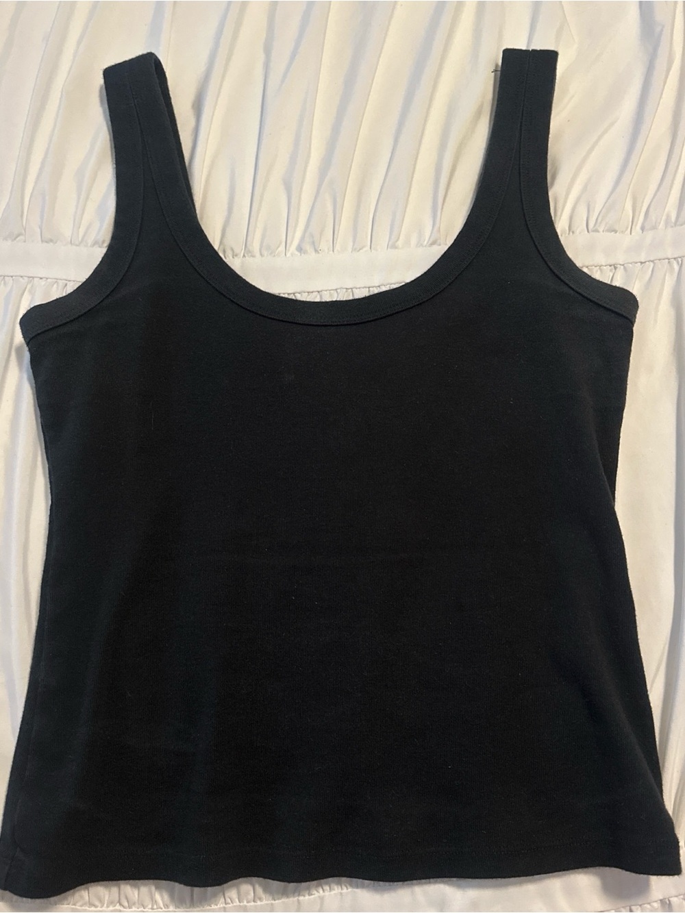 abercrombie Black Scoop Neck Tank Top